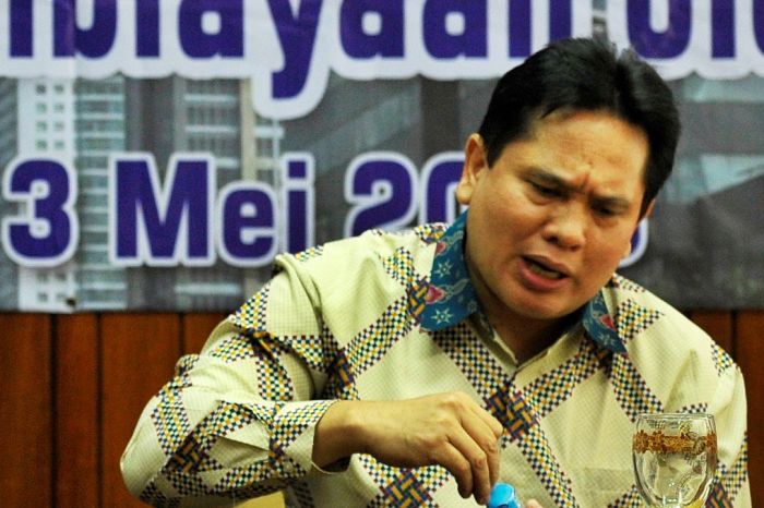 Wakil Ketua Umum Kadin Indonesia Bidang Pengembangan Otonomi Daerah Sarman Simanjorang.