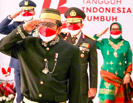 Menteri Koordinator bidang Politik, Hukum dan Keamanan Mahfud MD.