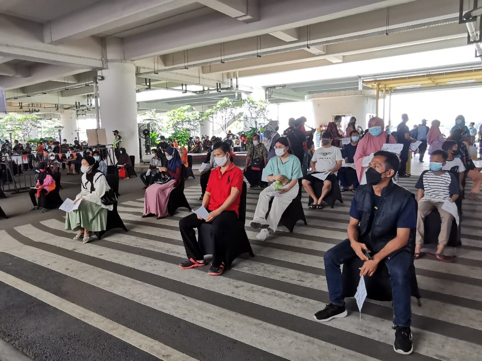 Sentra Vaksinasi Intermoda dari Mitbana dan Sinar Mas Land Lampaui Target Pelayanan