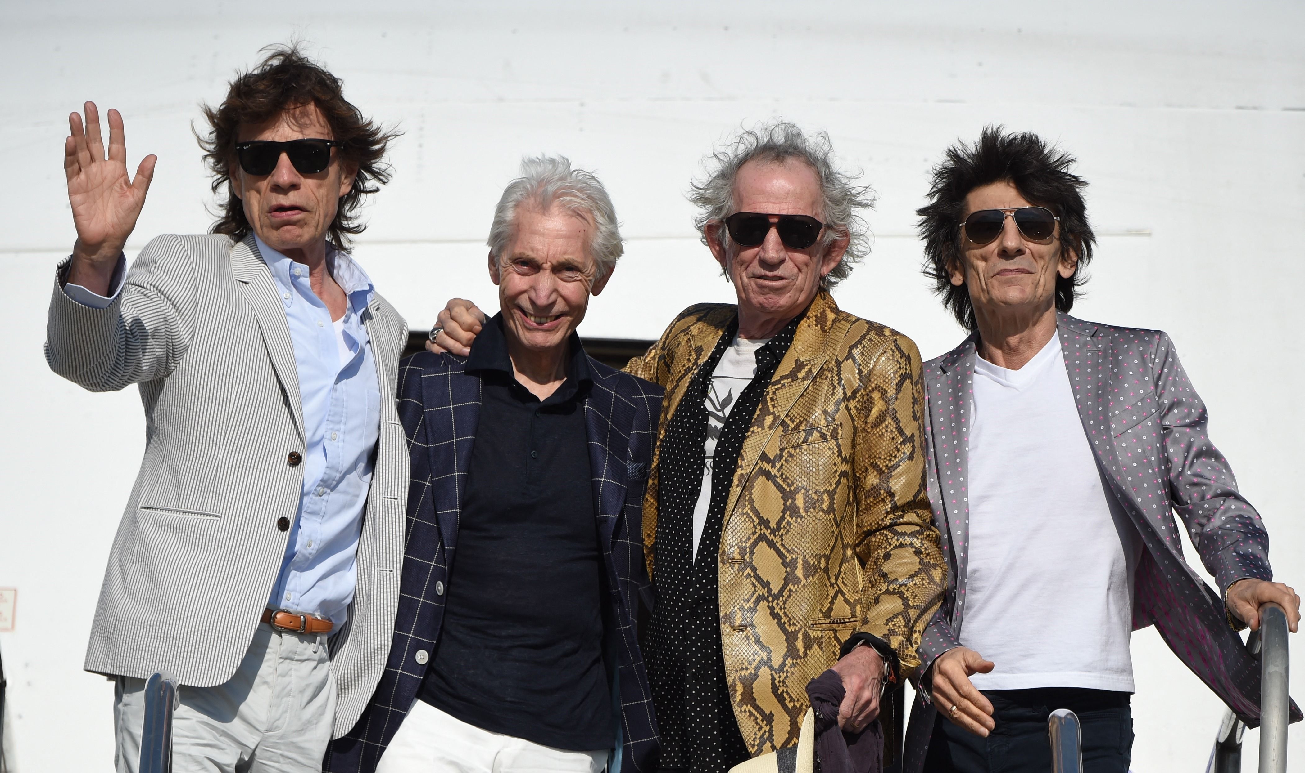 Personel Rolling Stones, Mick Jagger, Charlie Watts, Keith Richards dan Ron Wood