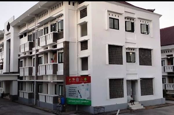 Fasilitas isolasi terpusat di Buleleng yang masih kosong.