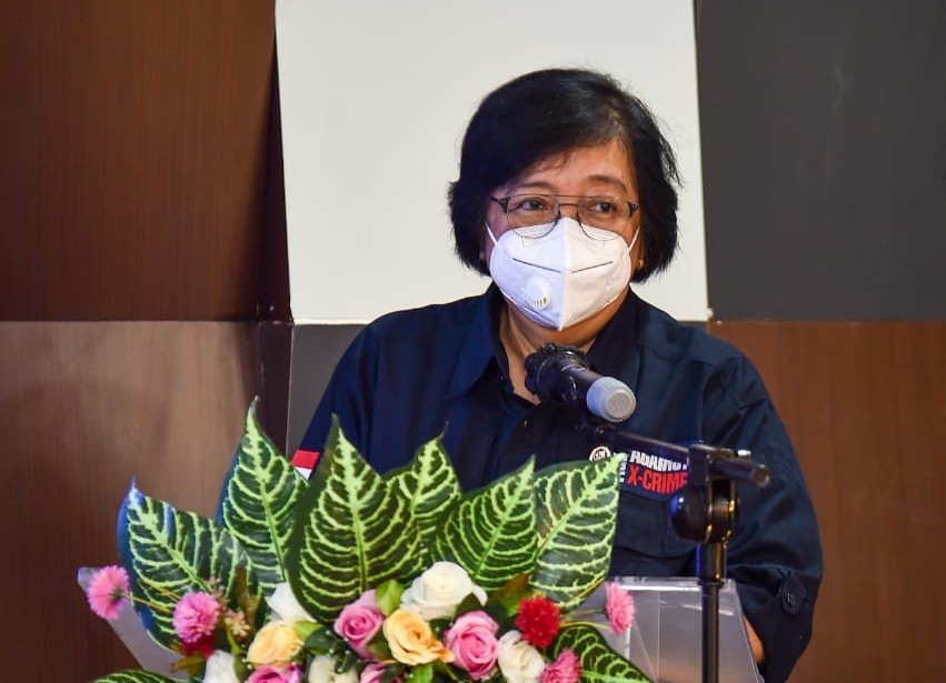 Menteri Lingkungan Hidup dan Kehutanan Siti Nurbaya.