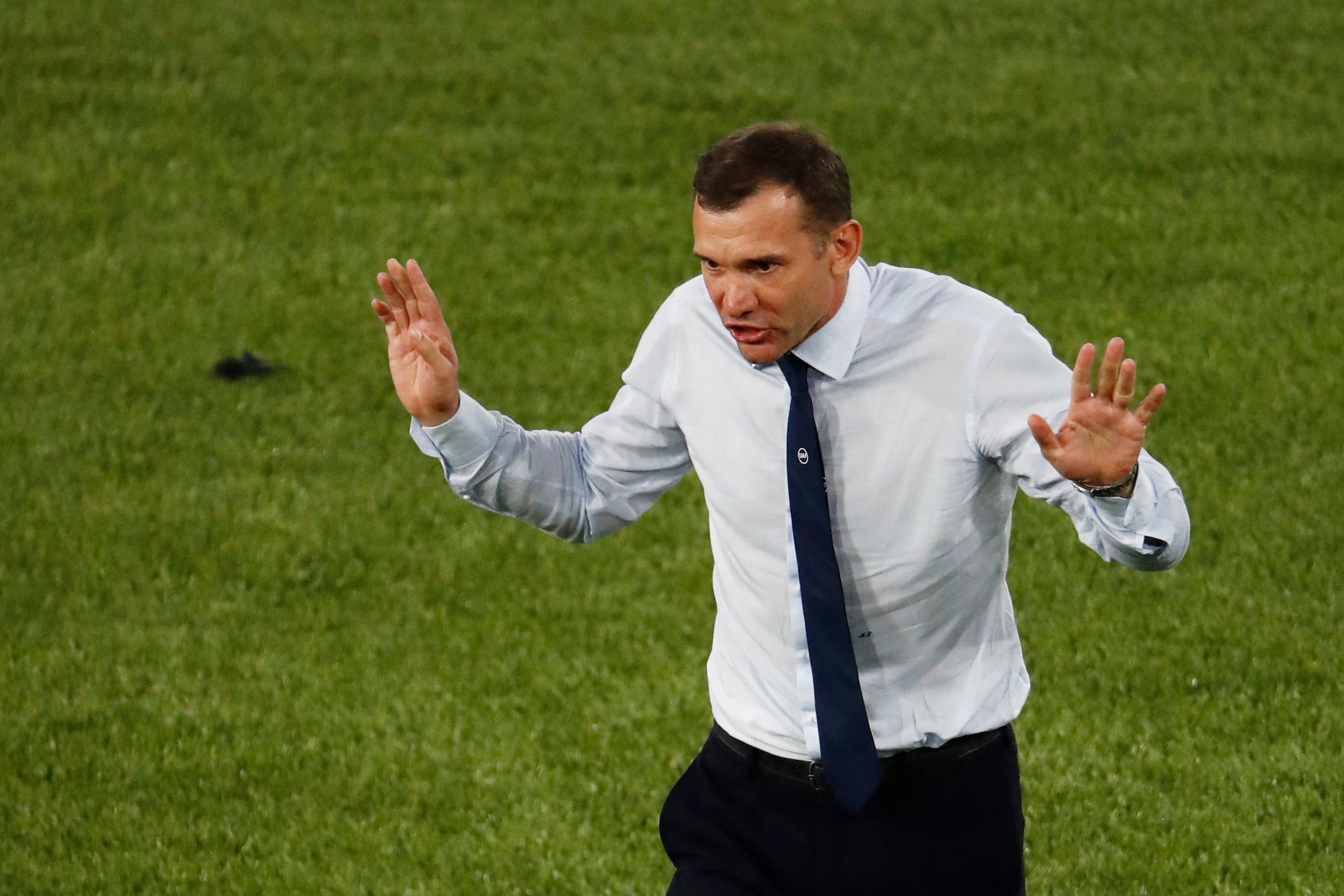 Pelatih timnas Ukraina Andriy Shevchenko