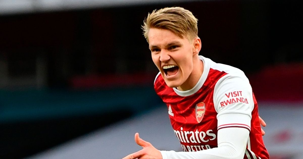 Pemain baru Arsenal Martin Odegaard.
