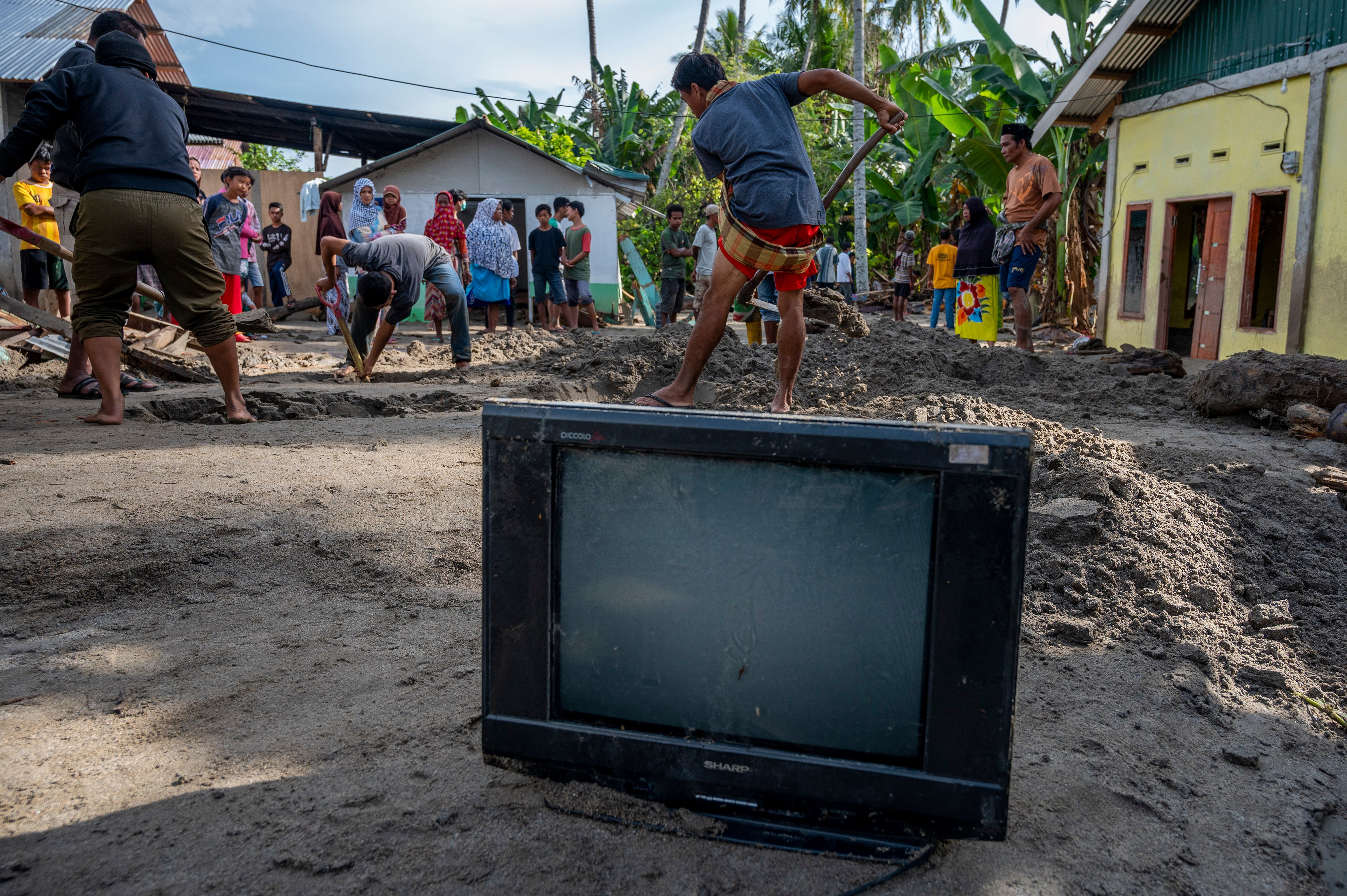 Banjir di Sigi, Silawesi Tengah surut