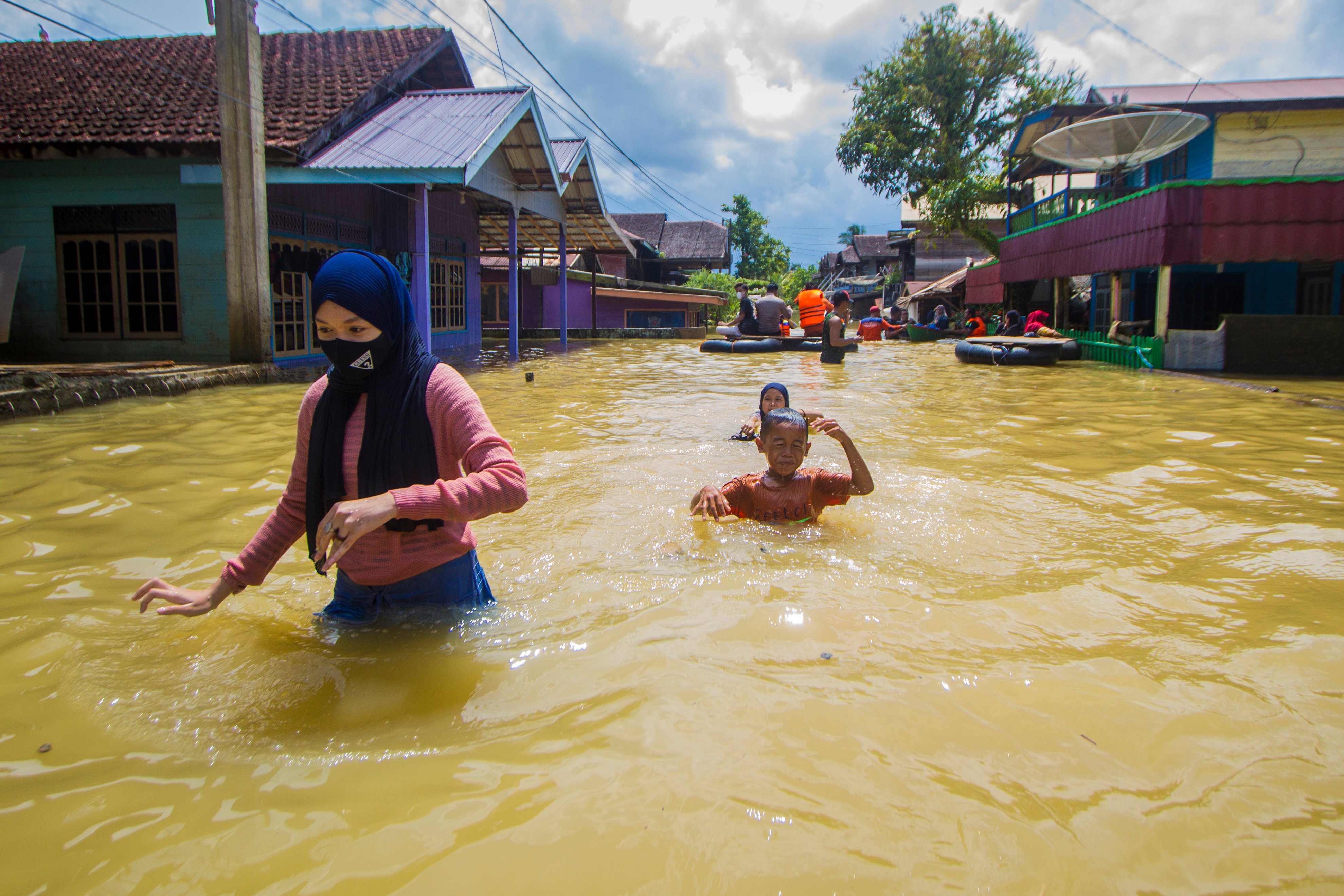 Banjir di Tanah Bumbu Kalimantan Selatan