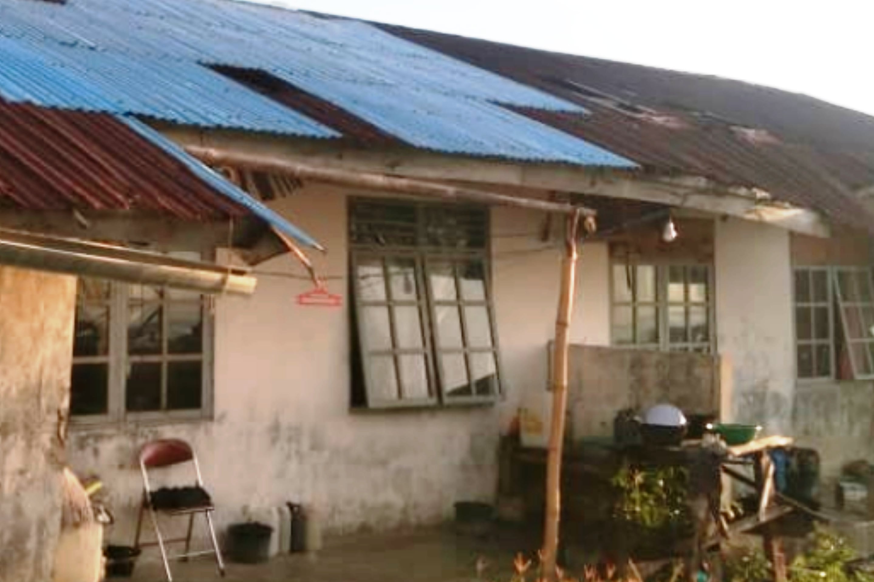 Rumah Dinas Puskesmas Palue yang bakal dibongkar dan dibangun baru. 