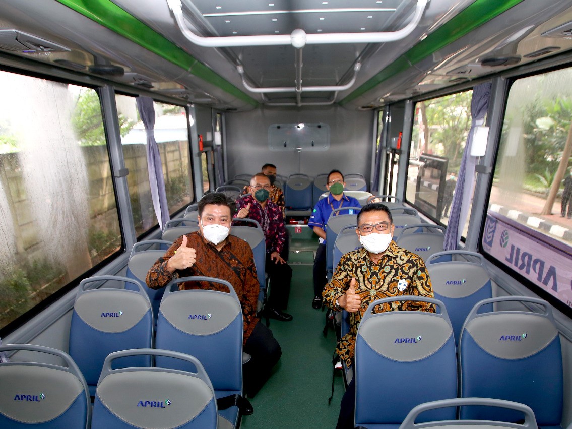 Bus listrik MD 12E NF yang diserahkan telah dinyatakan lulus uji berkala oleh Kementerian Perhubungan. 