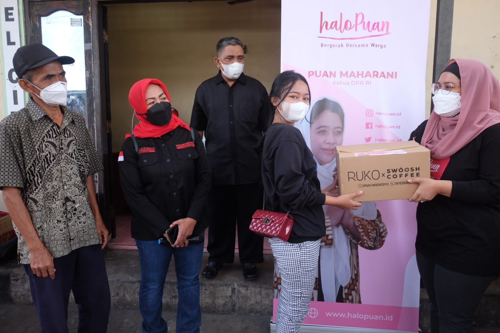HaloPuan, lembaga sosial Puan Maharani, kembali akan mengadakan vaksinasi Covid-19 dan kegiatan sosial di  di Cideng, Jakarta Pusat. 