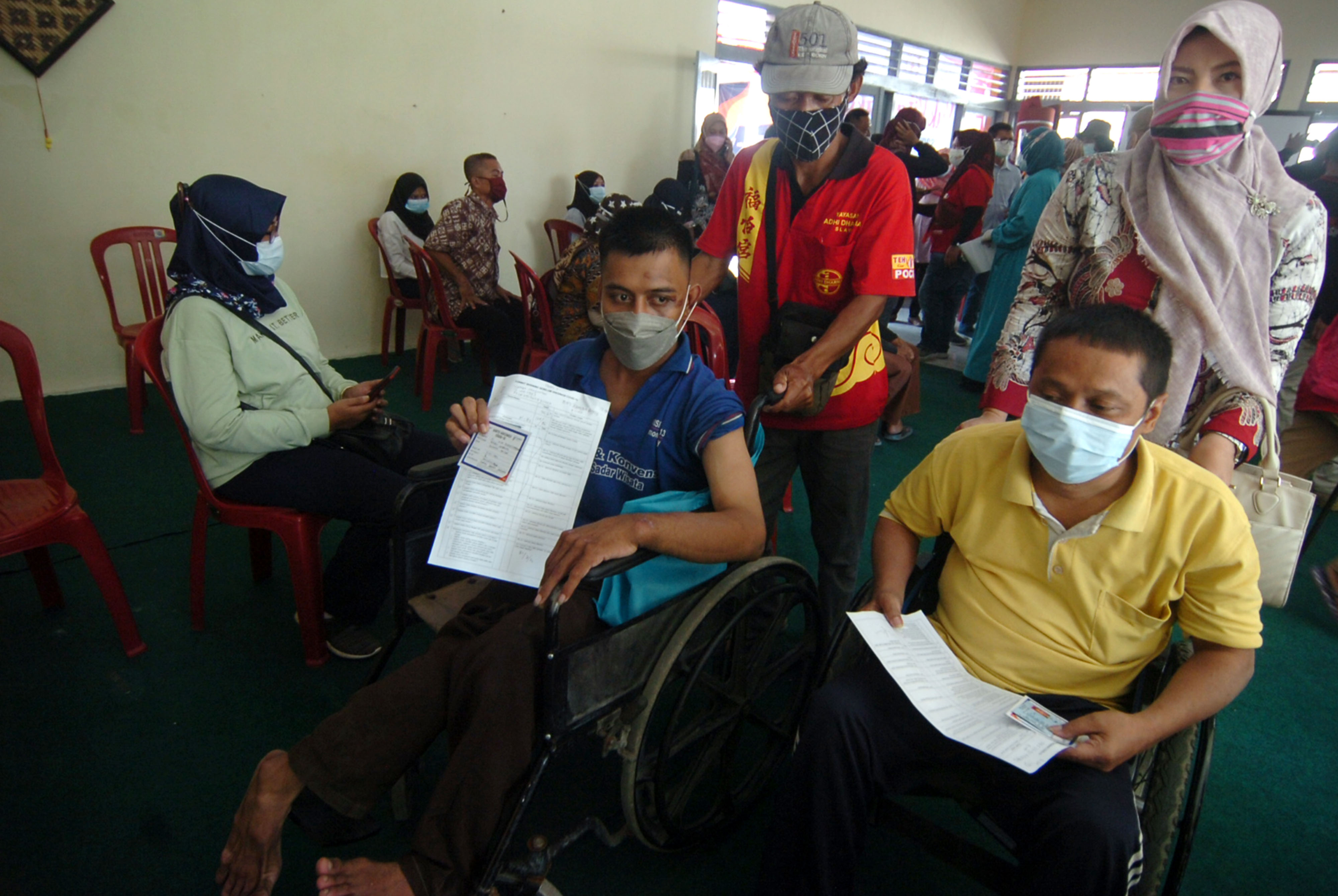 Mensos: Vaksinasi bagi Penyandang Disabilitas Menjadi Prioritas