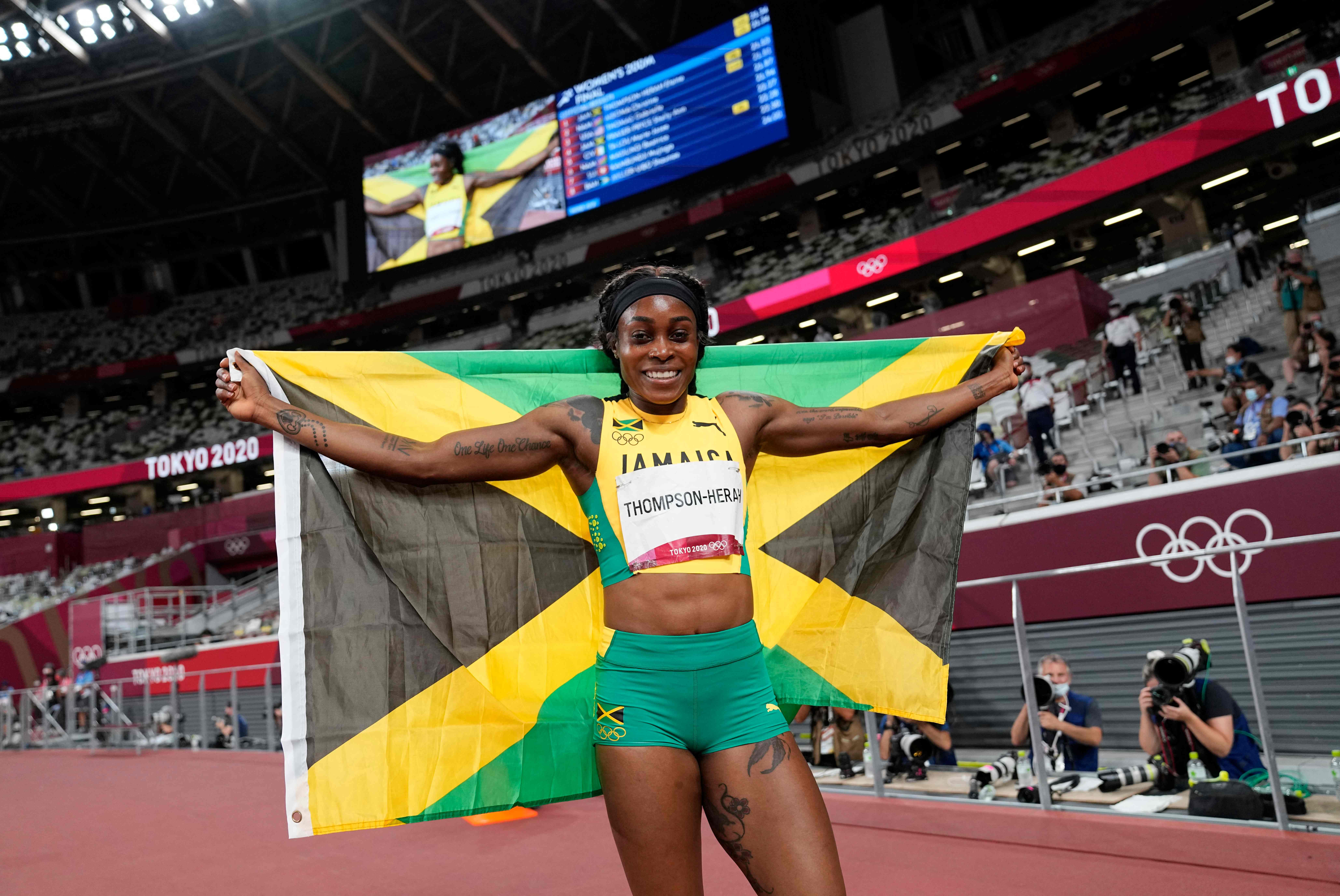 Sprinter Jamaika Elaine Thompson-Herah 