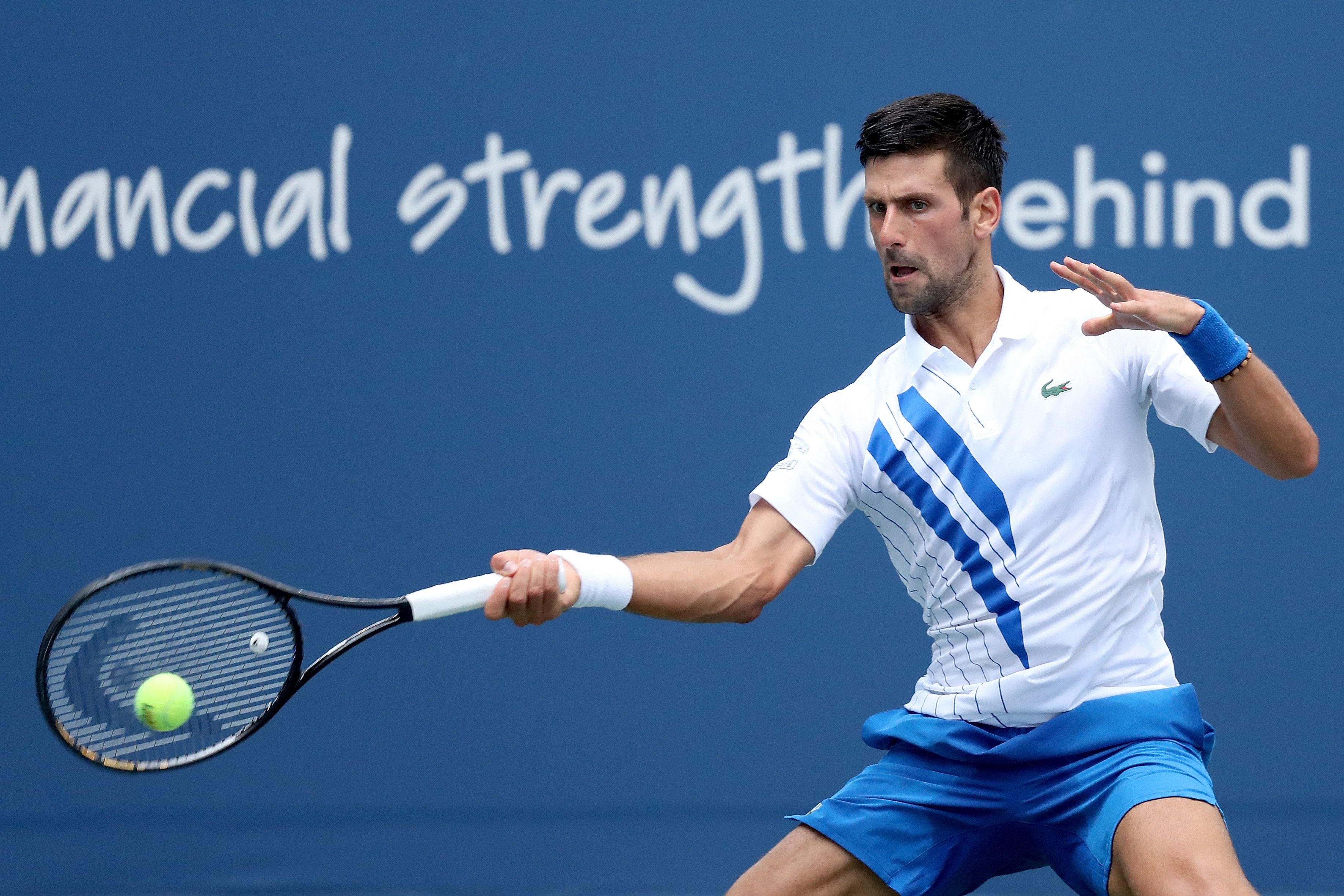 Petenis Serbia Novak Djokovic