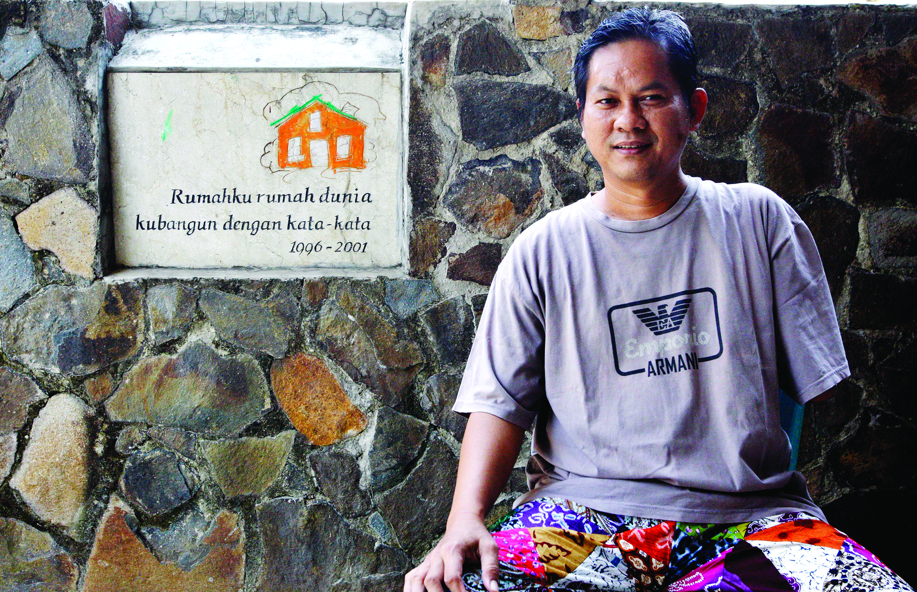 Heri Hendrayana Harris / Gol A Gong / Gola Gong penulis, sastrawan, Duta Baca Indonesia