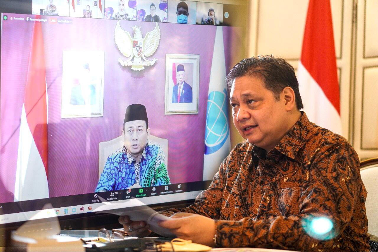 Menteri Koordinator Bidang Perekonomian Airlangga Hartarto. 