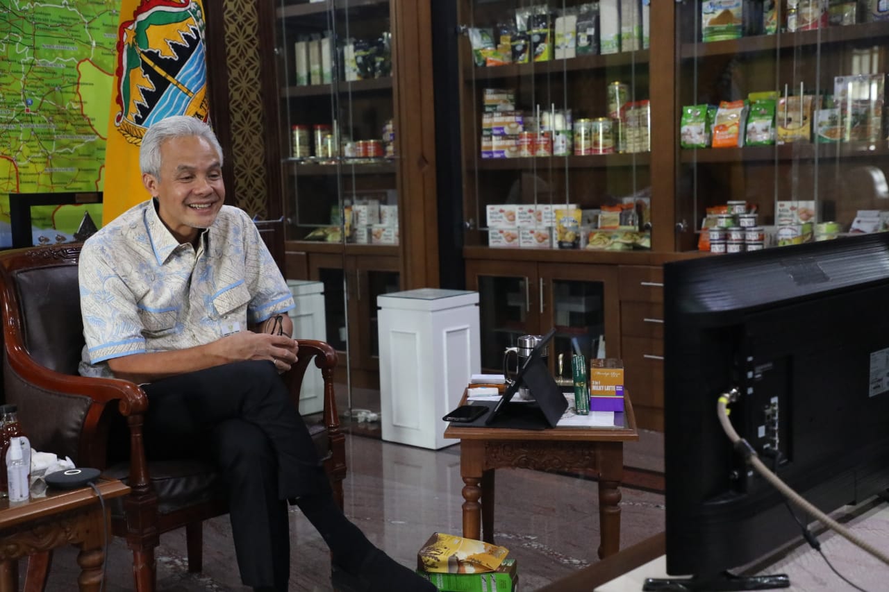 Gubernur Jawa Tengah Ganjar Pranowo.