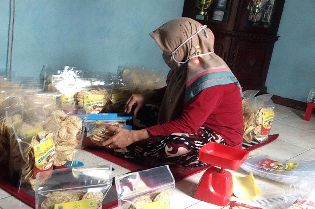 Ilustrasi pelaku umkm perempuan