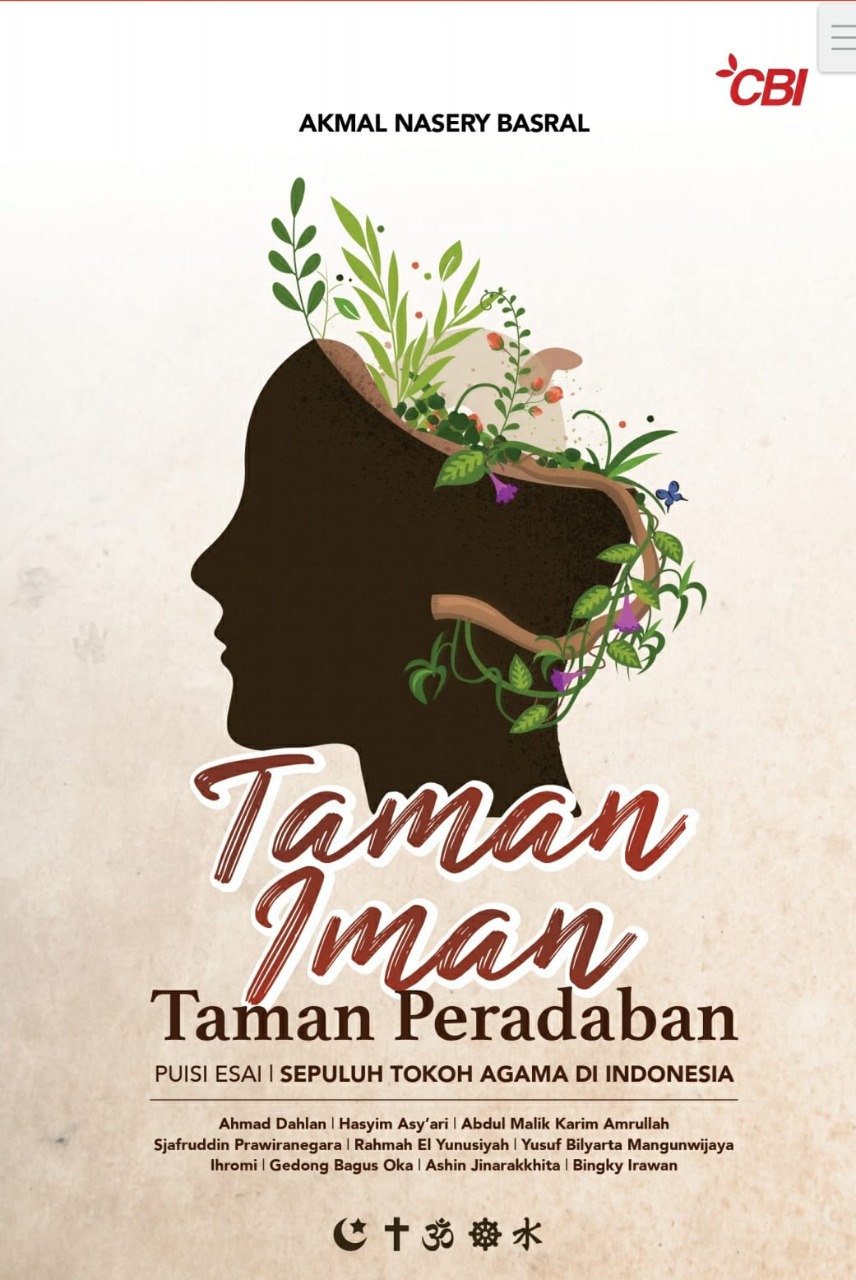 Buku berjudul 'Taman Iman Taman Peradaban' karya penulis Akmal Nasery Basral.