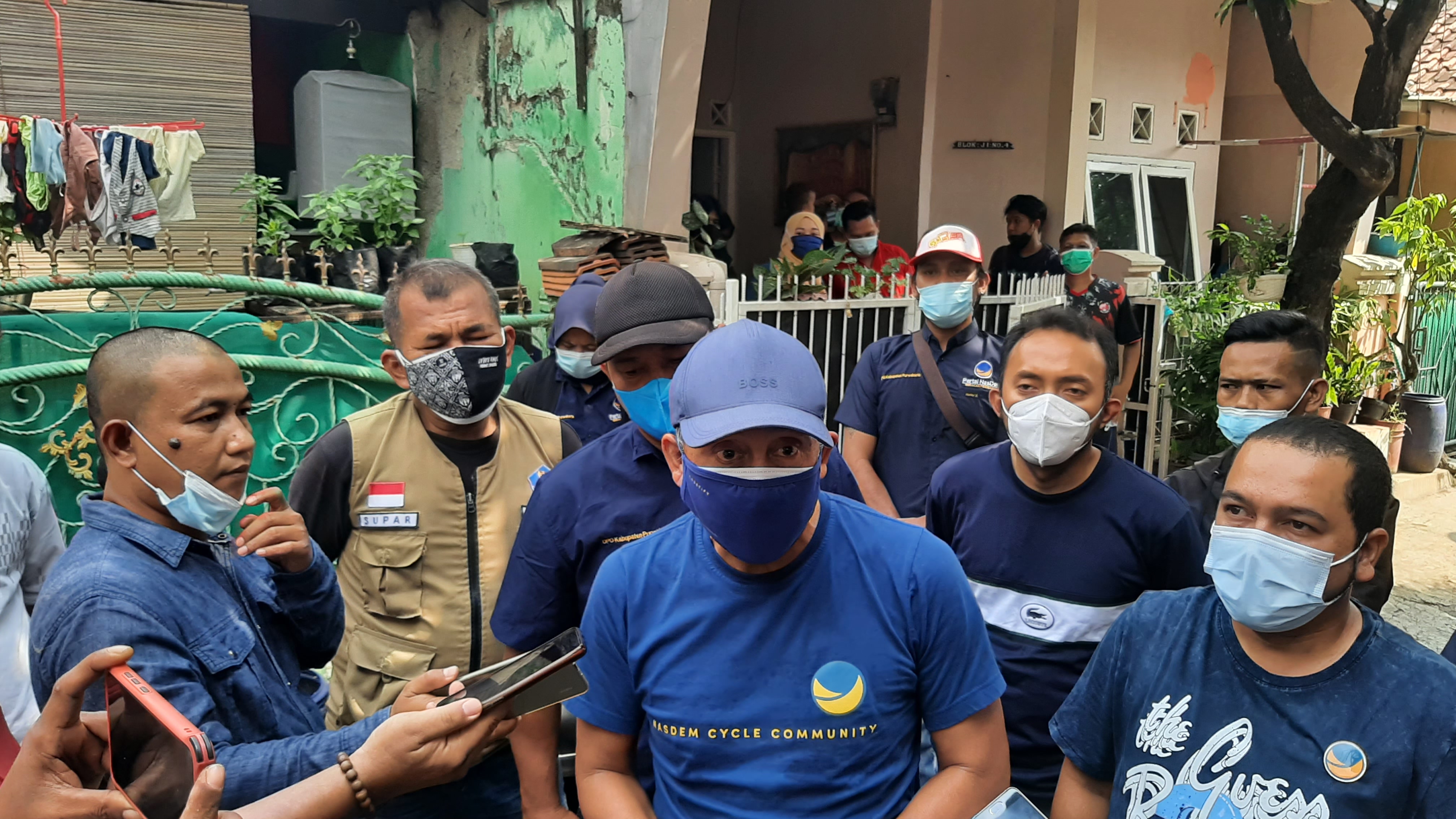 NasDem Santuni 3 Bersaudara yang Jadi Yatim Piatu karena Covid-19