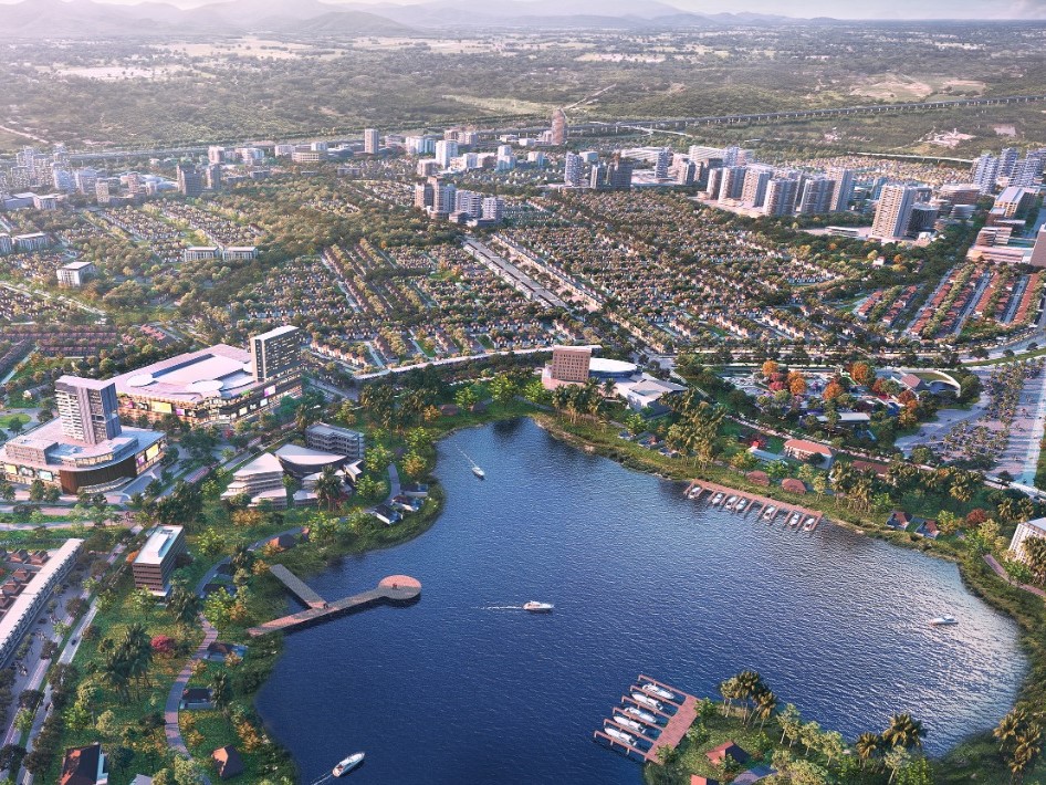 Grand Wisata Bekasi hadir dengan konsep low density township yang menawarkan fasilitas lengkap serta suasana kawasan asri.