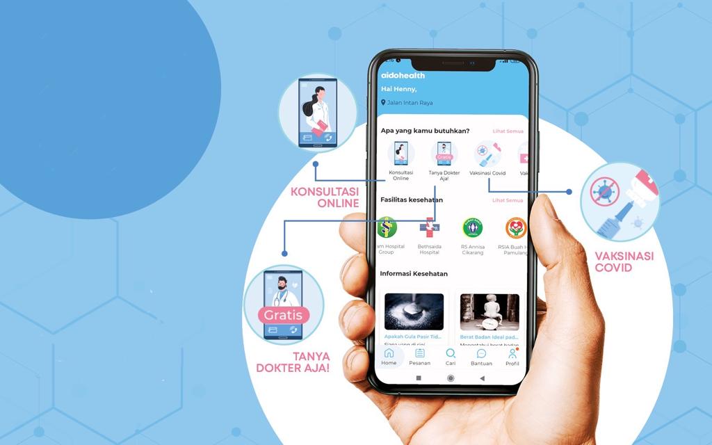 Layanan telemedicine lewat telepon seluler