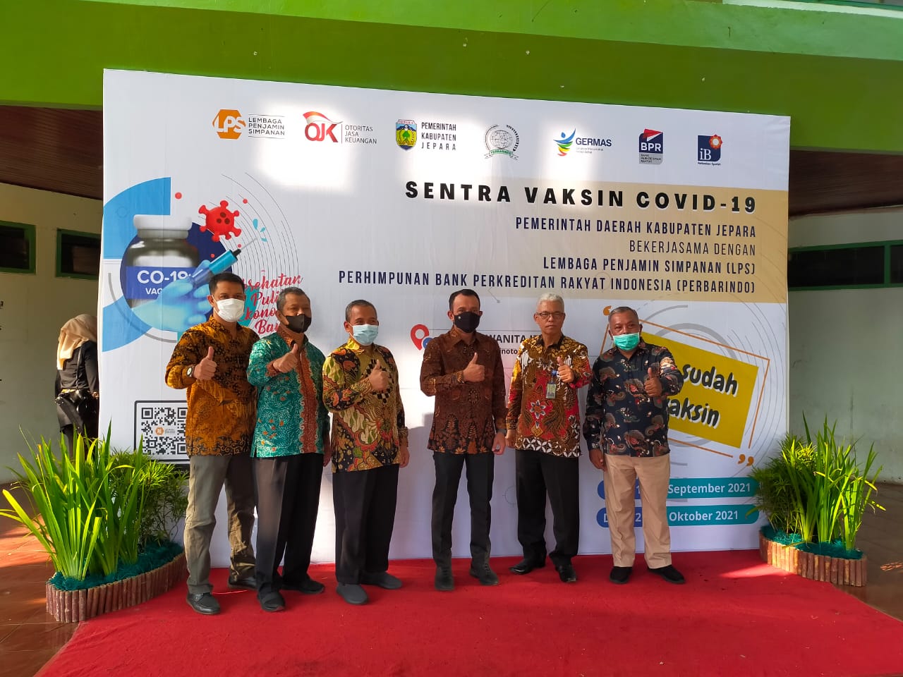 Pembukaan sntra vaksinasi Perbarindo-LPS di Jepara
