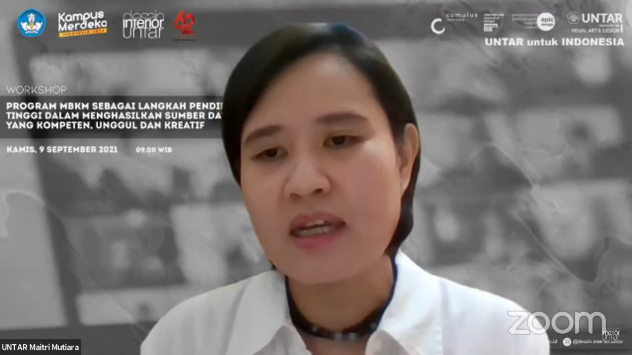 Workshop pembekalan program MBKM yang digelar Universitas Tarumanegara.