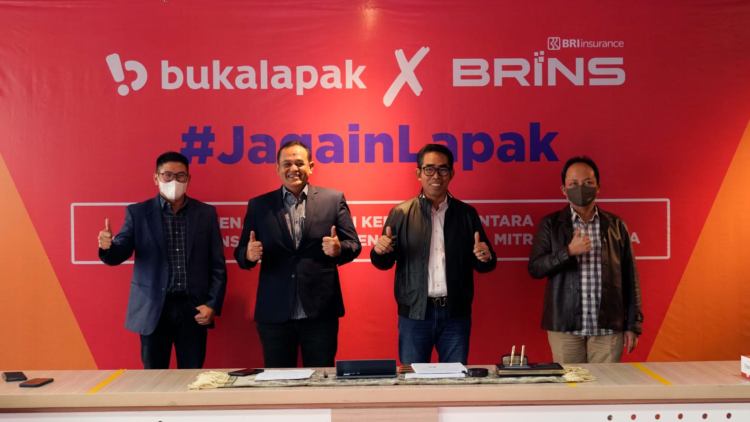  BRINS menandatangani Perjanjian Kerja Sama dengan PT Buka Mitra Indonesia.