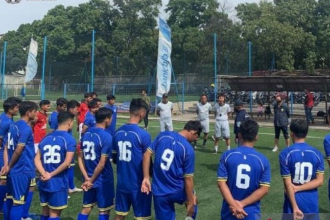 Tim Sepakbola Jawa Barat yang dipersiapkan untuk PON XX Papua.