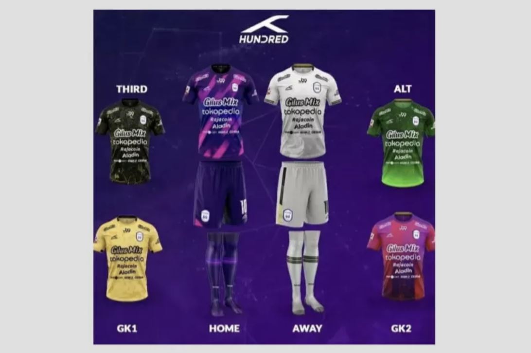 Seragam resmi RANS Cilegon FC, yang diluncurkan pada Senin (20/9/2021) secara virtual, untuk mengarungi Liga 2 Indonesia musim 2021. 