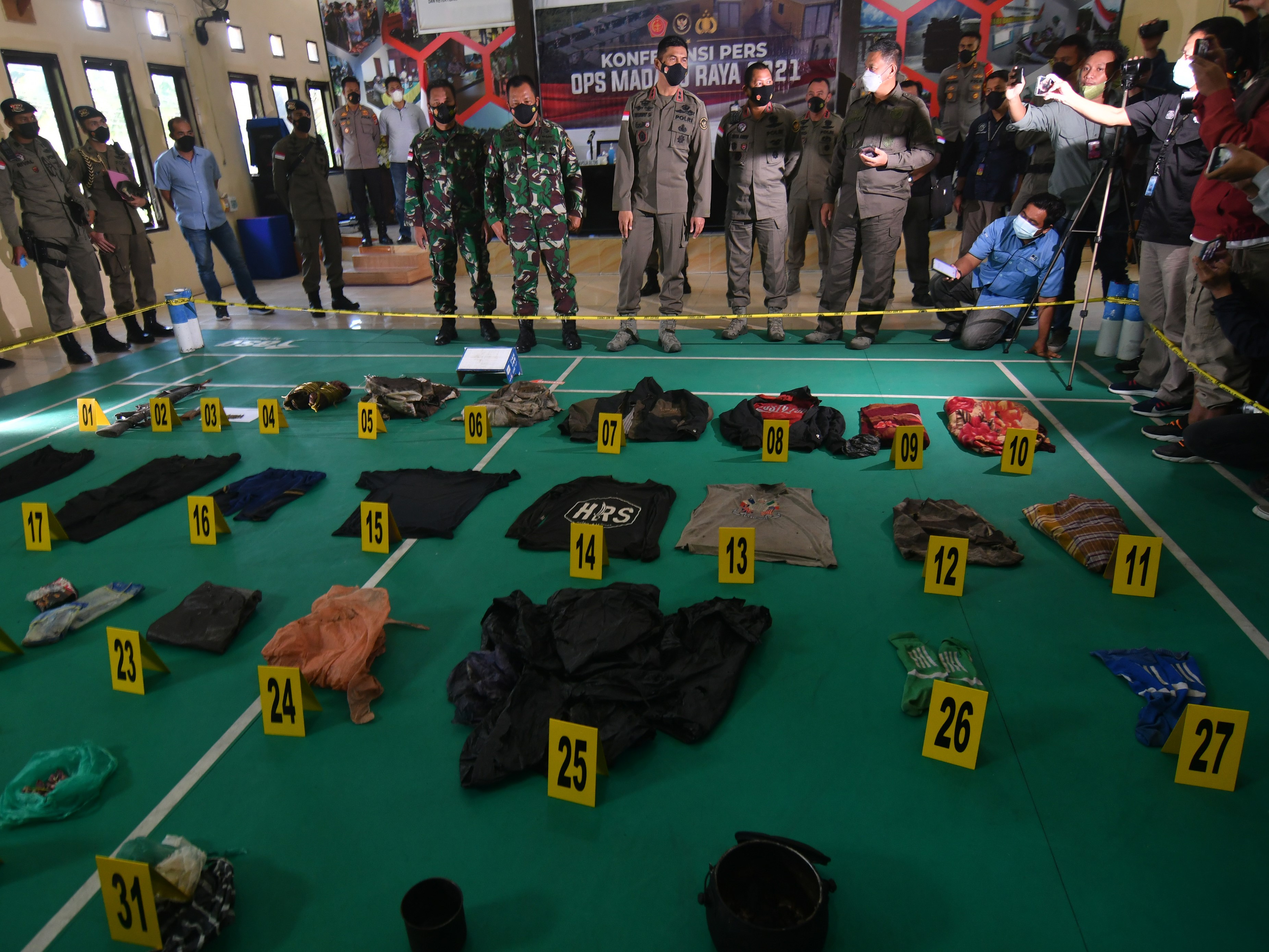 Satgas Madago Raya Amankan 39 Barang Bukti Milik Teroris Poso