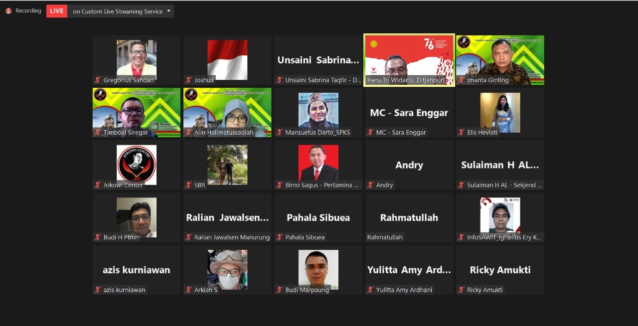 Kegiatan workshop bertema ”Formula Kemitraan Petani Sawit Rakyat Dalam Rantai Pasok Industri Biodiesel.