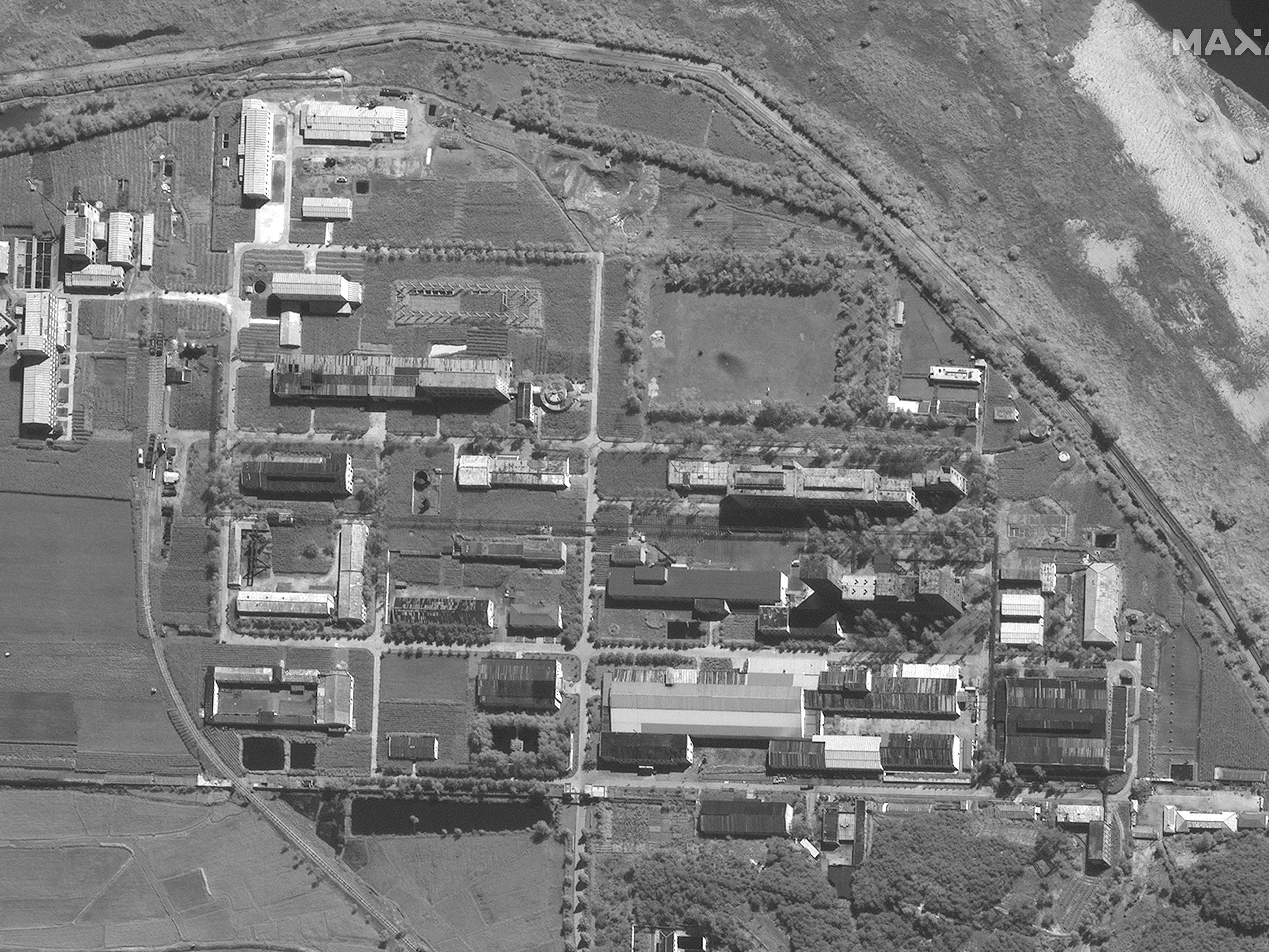 Kompleks nuklir utama Yongbyon, Korea Utara. 