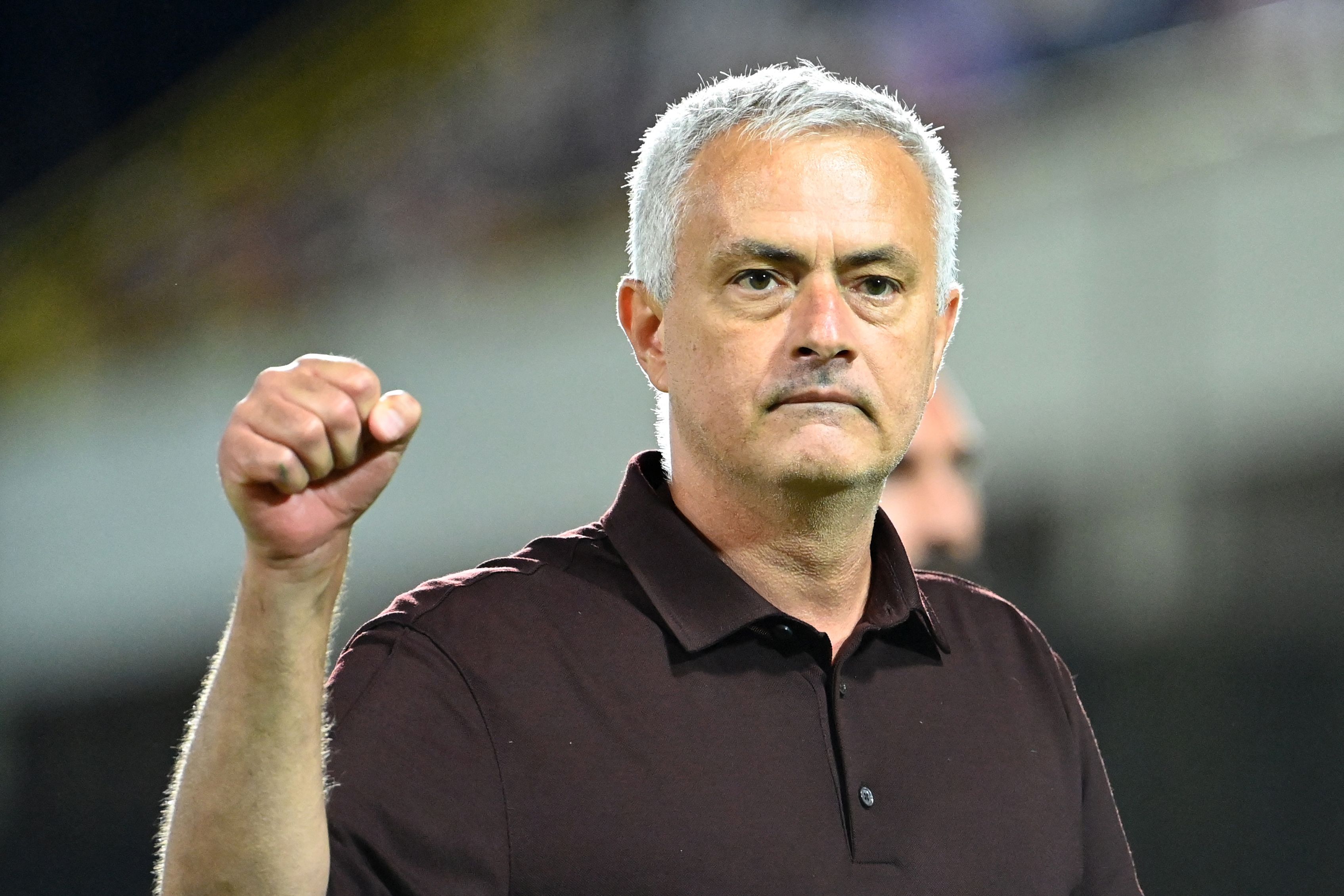 Pelatih AS Roma Jose Mourinho