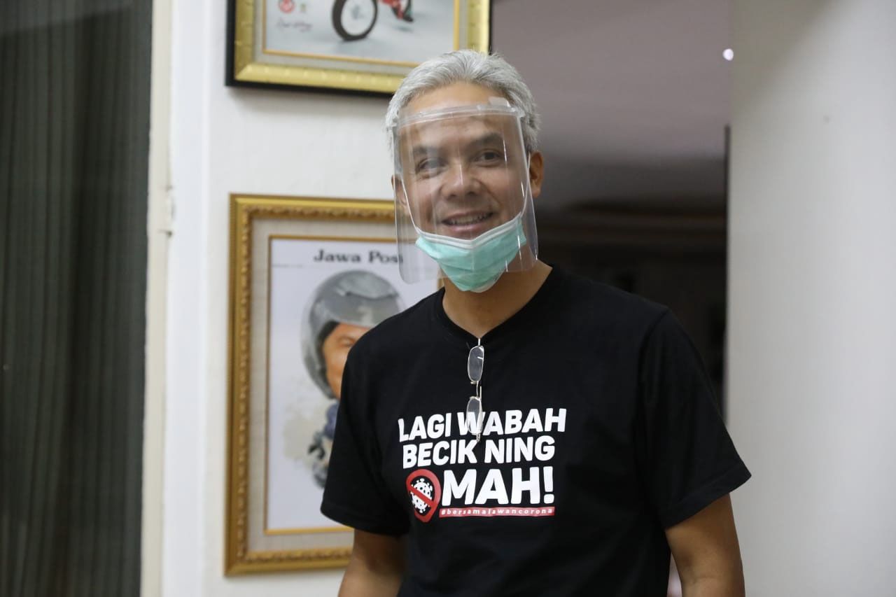  Gubernur Jawa Tengah Ganjar Pranowo.
