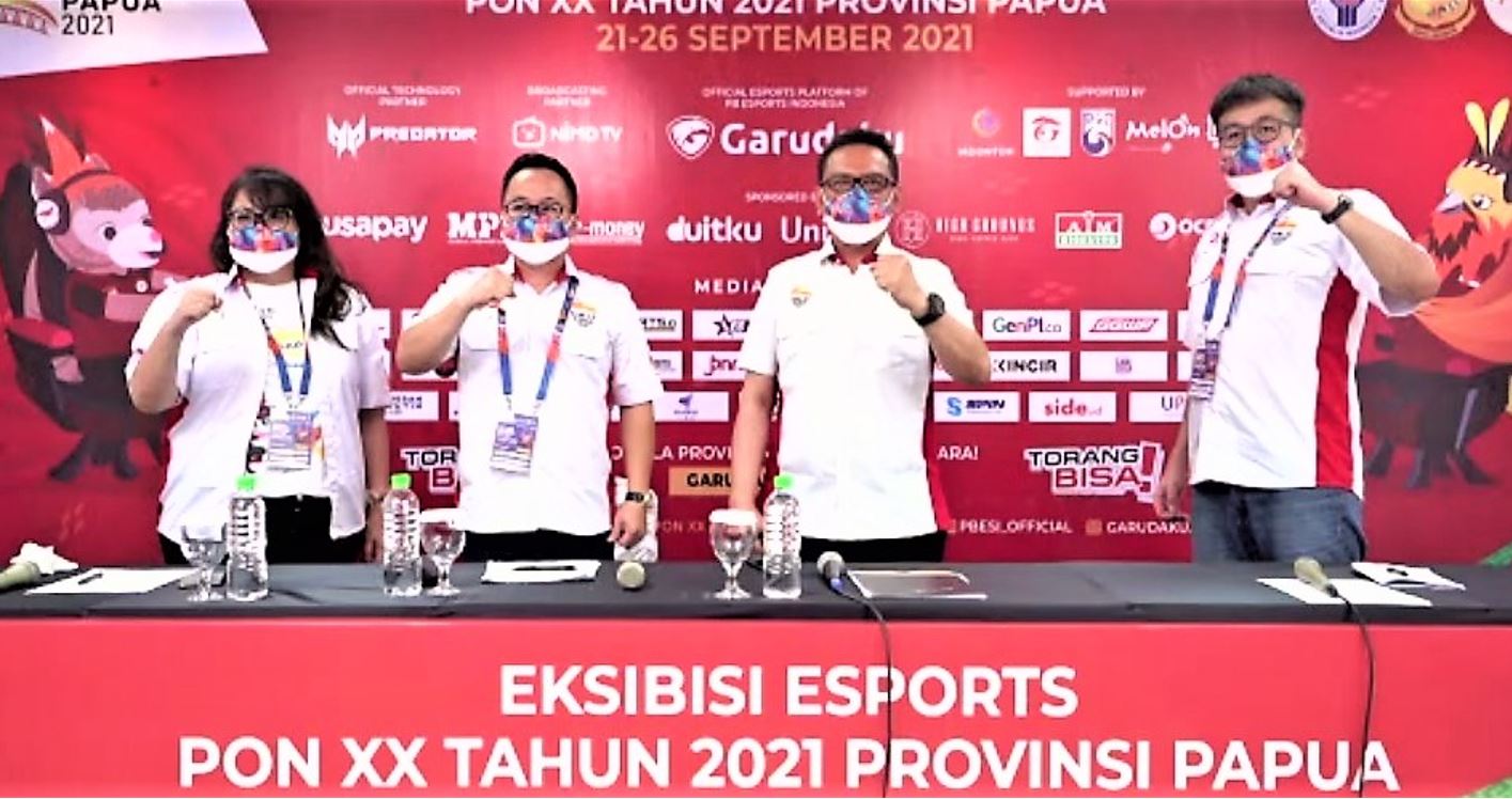 PON XX Papua Cetak Sejarah dengan Laga Eksebisi Esport