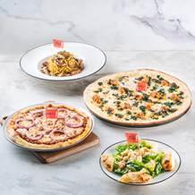 Menu pilihan nabati Pizza Marzano.