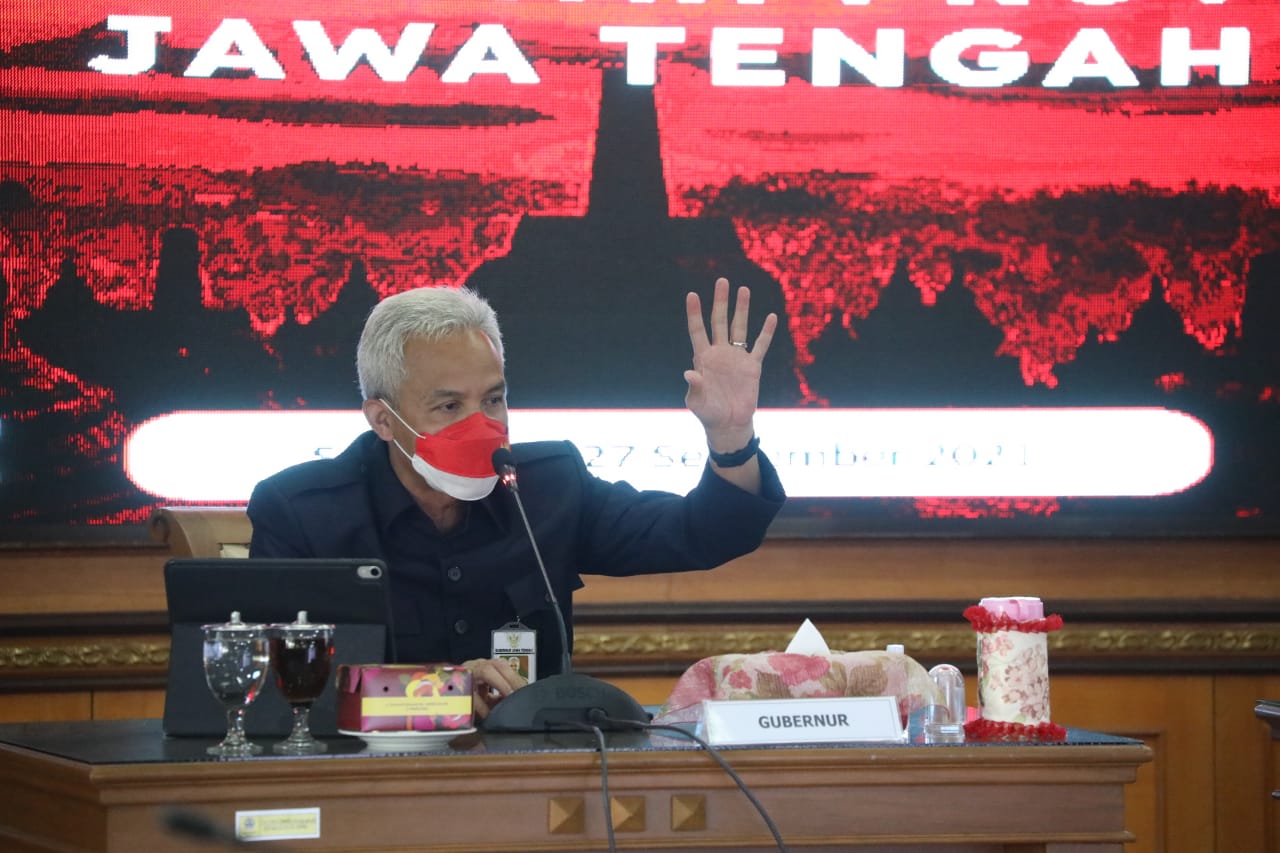 Gubenur Jawa Tengah Ganjar Pranowo.