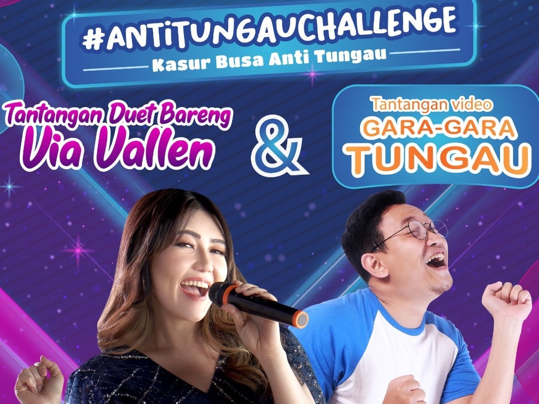 Pada challenge dangdut, audiens diminta untuk berduet dengan Via Vallen via virtual dengan lirik yang sudah ditentukan.