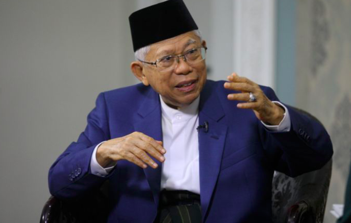 Wakil Presiden Ma'ruf Amin.  