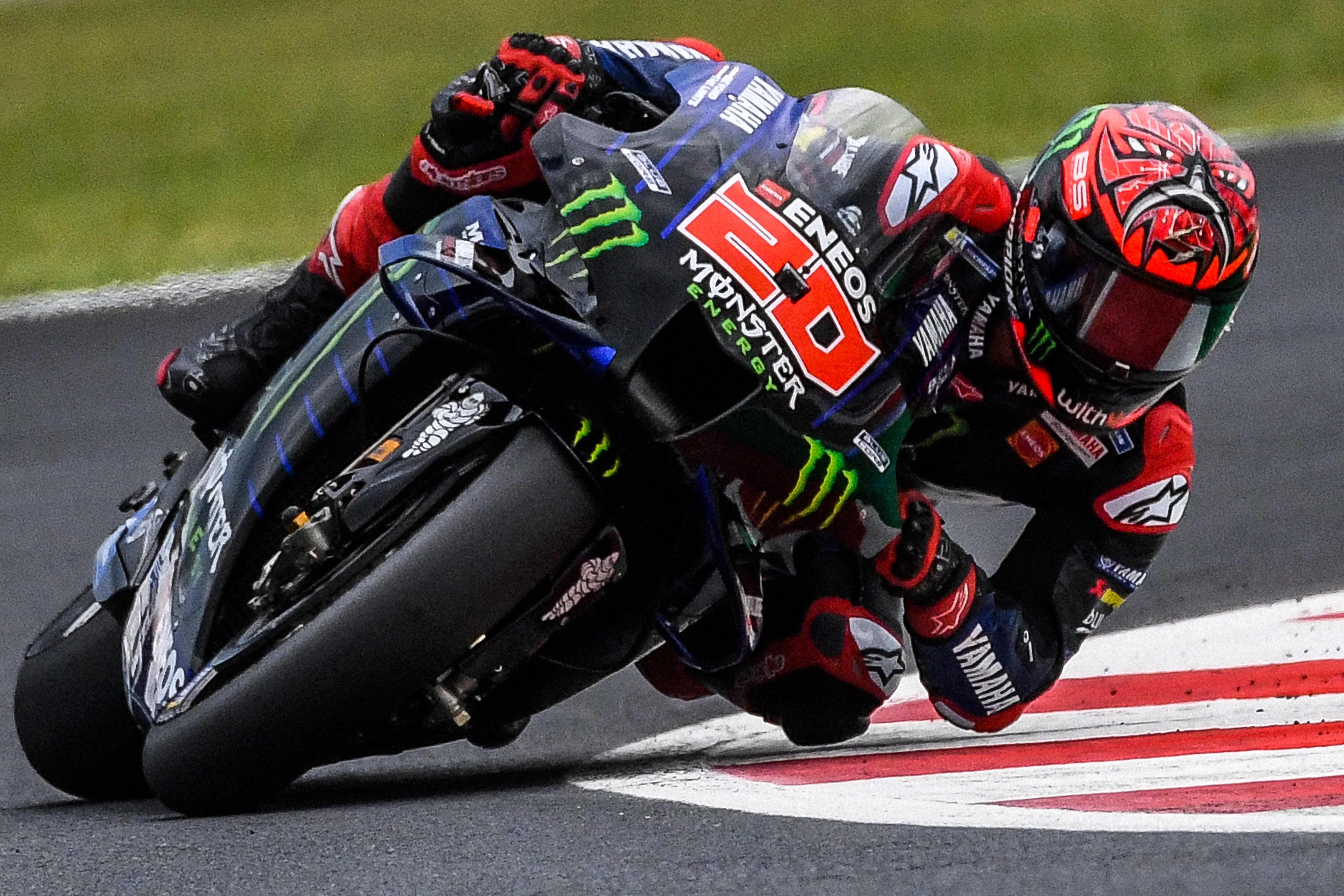 Pembalap MotoGP tim Monster Energy Yamaha Fabio Quartararo 