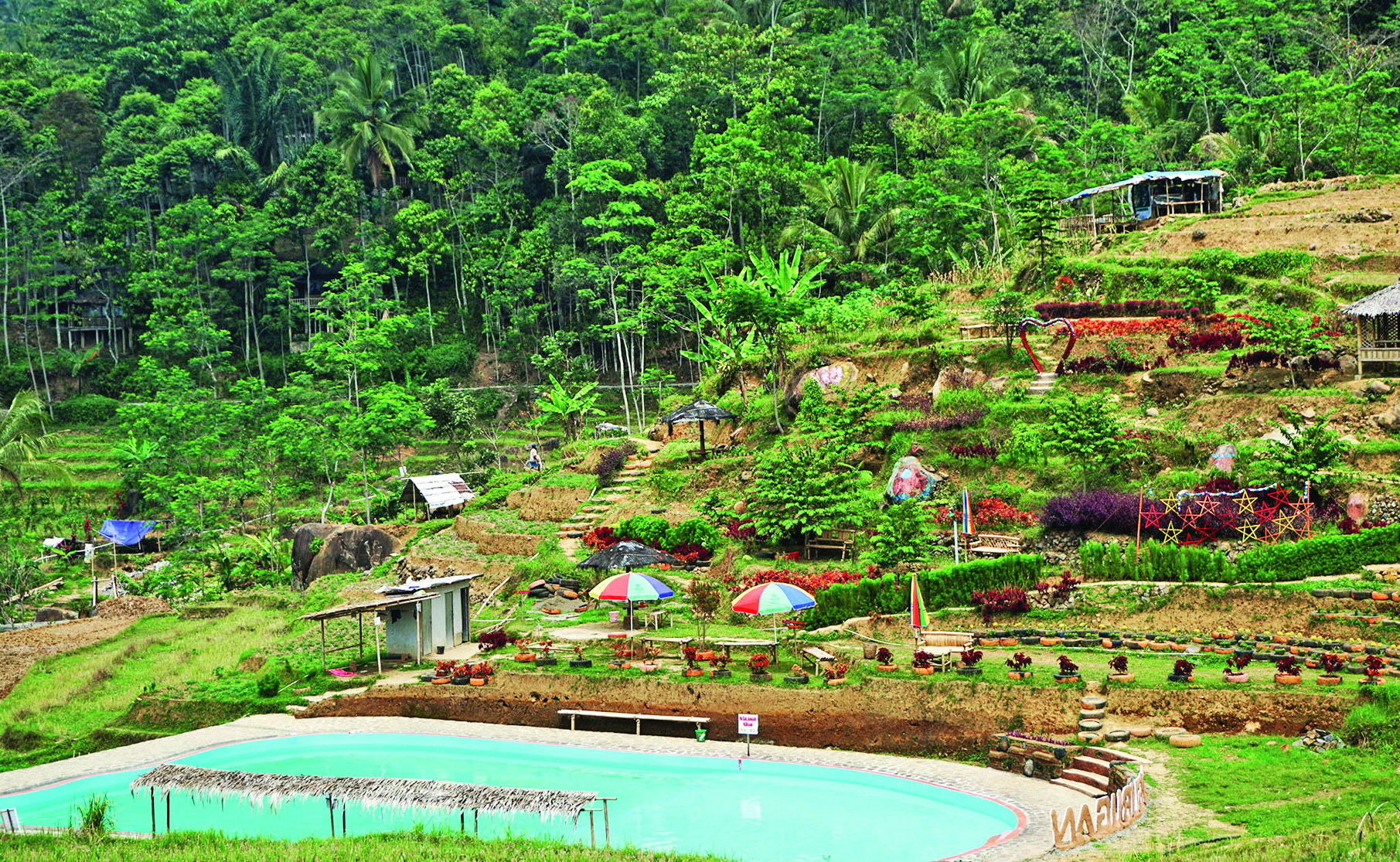  Objek wisata Pagubungan di Kecamatan Kedungbanteng, Kabupaten Banyumas, Jawa Tengah. 