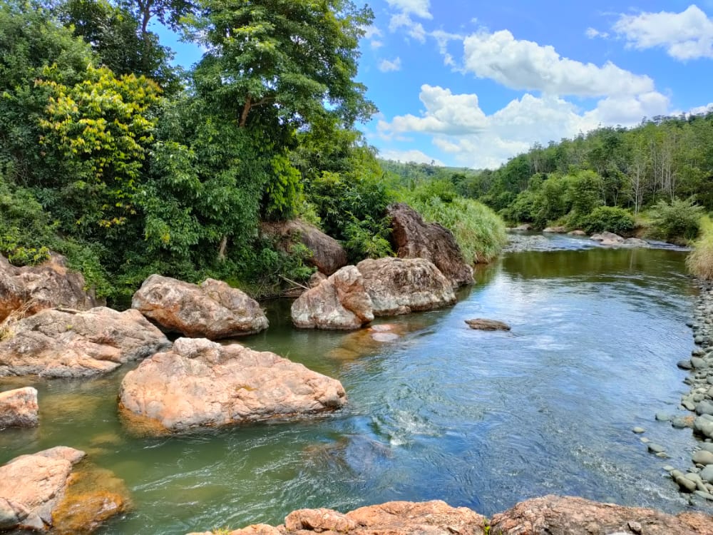 Potensi wisata di lembah Nanai, Desa Ajung, pedalaman pegunungan Meratus, Kalsel.
