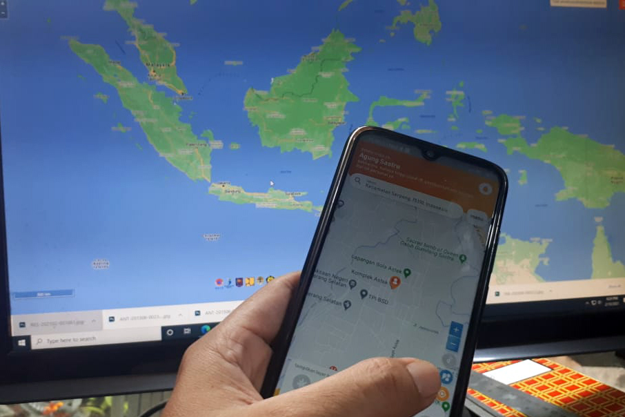 Aplikasi InaRisk untuk masyarakat melapokan kejadian bencana