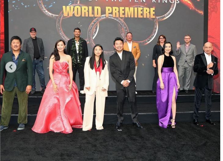 Para pemeran film Shang Chi and the Legend of the Ten Rings