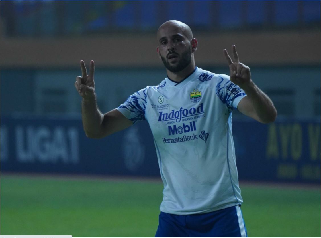 Penyerang Persib Mohammed Bassim Rashid