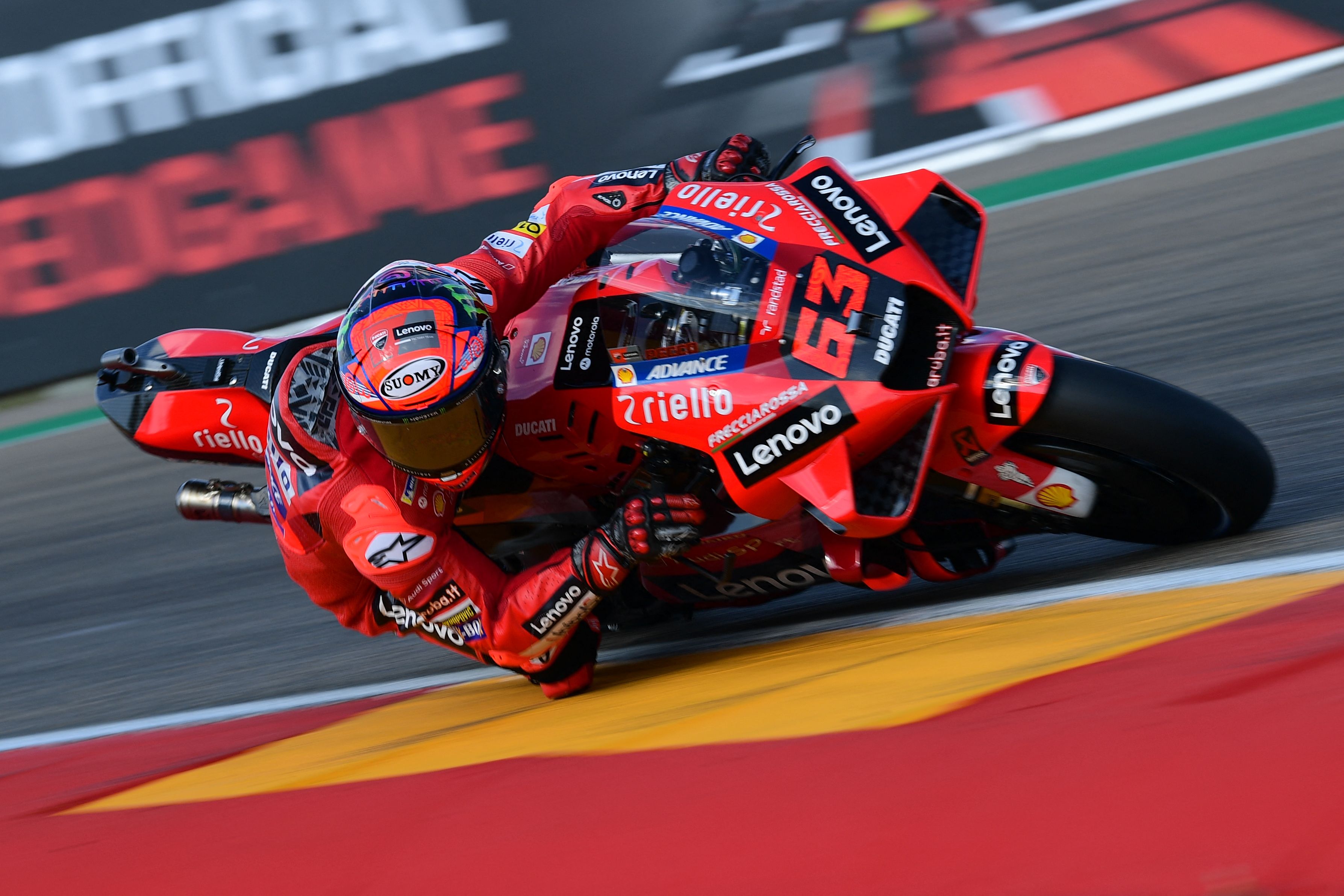 Pembalap Ducati Francesco Bagnaia
