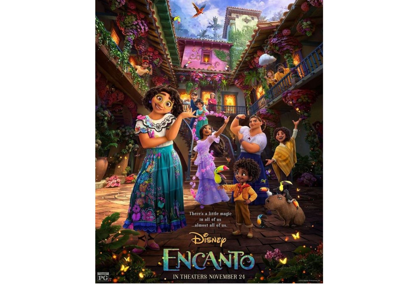 Poster film animasi terbaru Disney Encanto