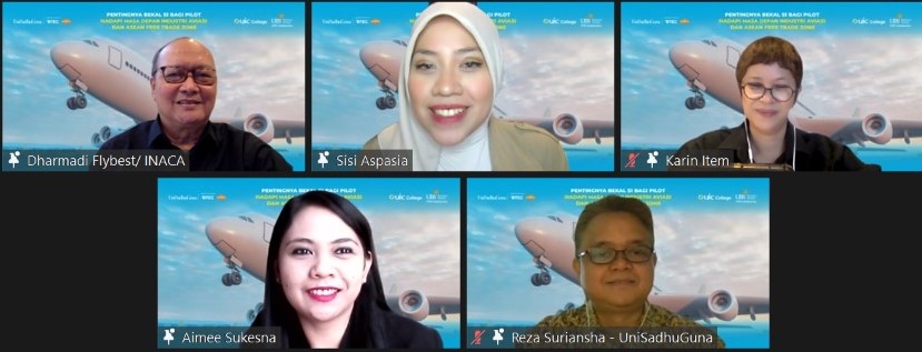 Diskusi virtual tentang kerja sama USG dan Flybest
