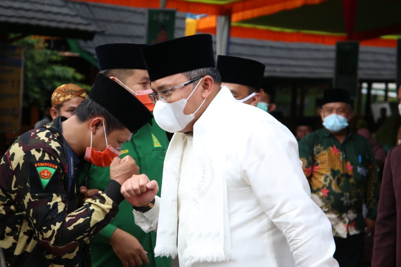  PERINGATI HARI SANTRI: Pemerintah terus memprioritaskan program keagamaan salah satunya dukungan bagi pondok pesantren di daerah.