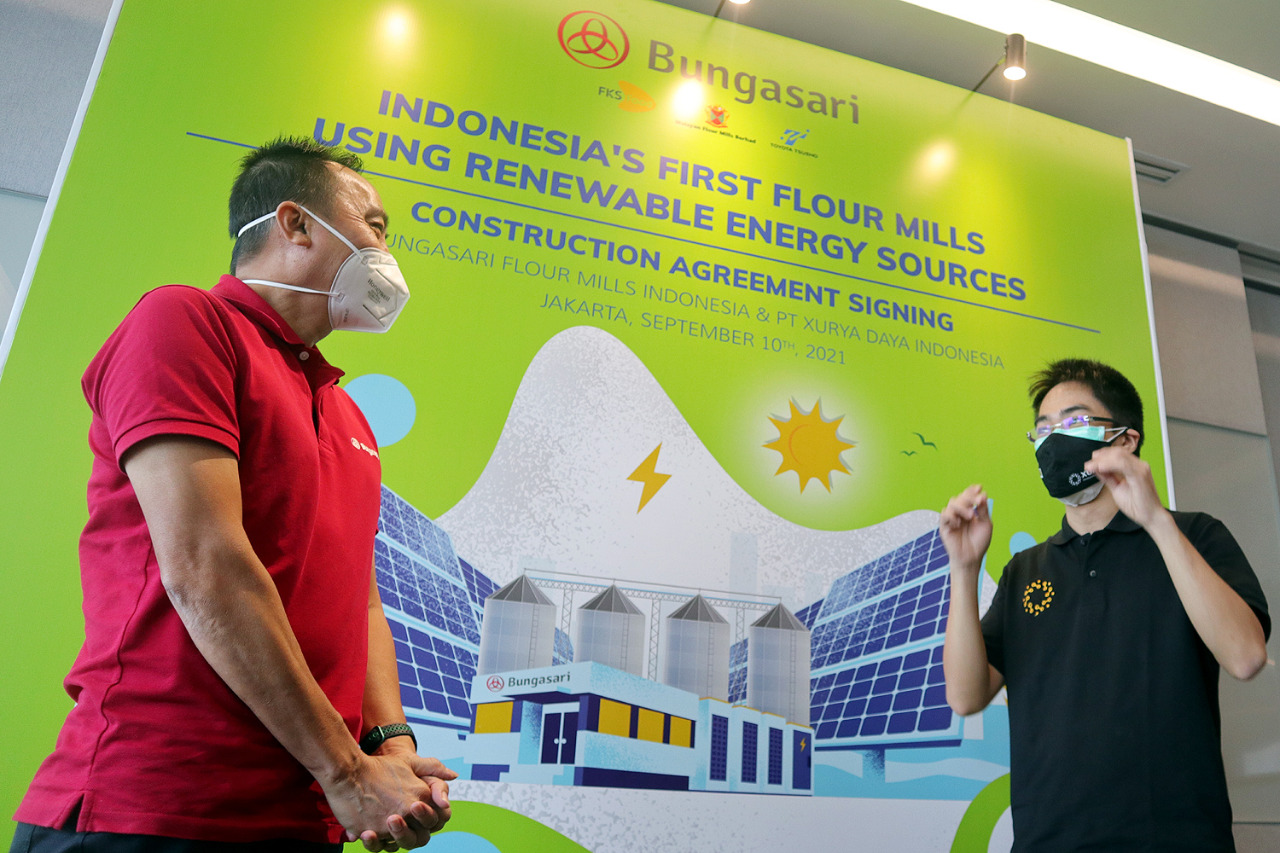 Dukung Ekonomi Hijau, Bungasari Gunakan Sumber Energi Terbarukan